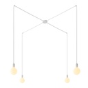 Spider Suspension à 4 lumières – Sans ampoule, Blanc