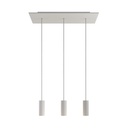 Suspension à 3 lumières XXL Rose-One 675 mm avec abat-jour Tub-E14 – Sans ampoule, Blanc mat