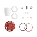 Electronic kit for 5V USB-C battery lamps with threaded E27 lamp holder – White