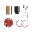Electronic kit for 5V USB-C battery lamps with E27 metal lamp holder – Brushed bronze