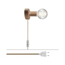 Lampada da parete e soffitto Spostaluce in legno – Senza lampadina, Neutro RN06, EU