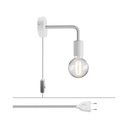 Lampe Spostaluce en métal avec extension courbe – Sans ampoule, Blanc, UE