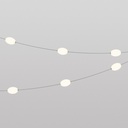 6-light Outdoor String Light IP67 Marina6 – Grey, EU
