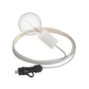 Lampe portable d'extérieur Snake Modulair Elegant 5 m – Sans ampoule, Blanc