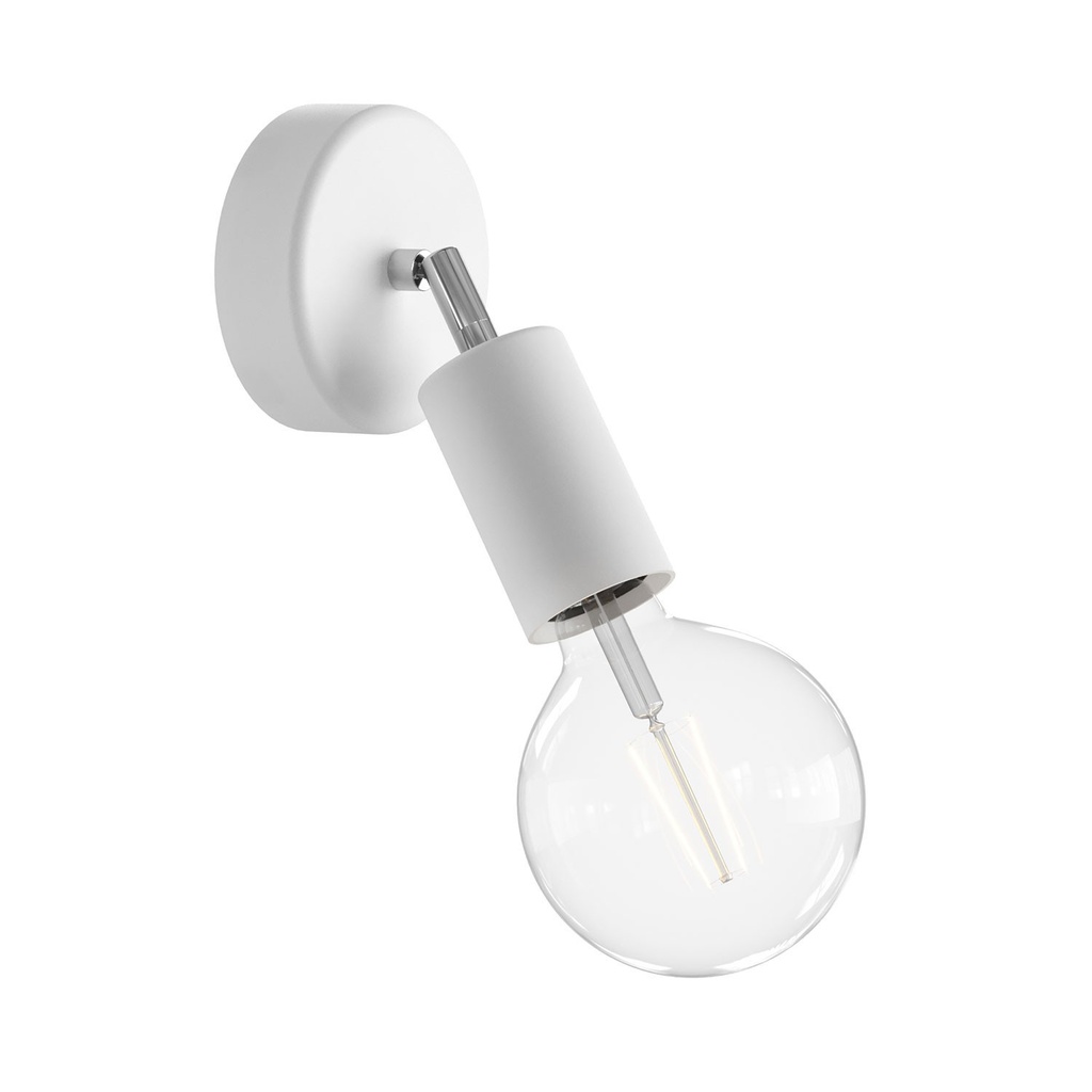 Applique Fermaluce Modulair ELEGANT IP65 con snodo orientabile – Senza lampadina, Bianco
