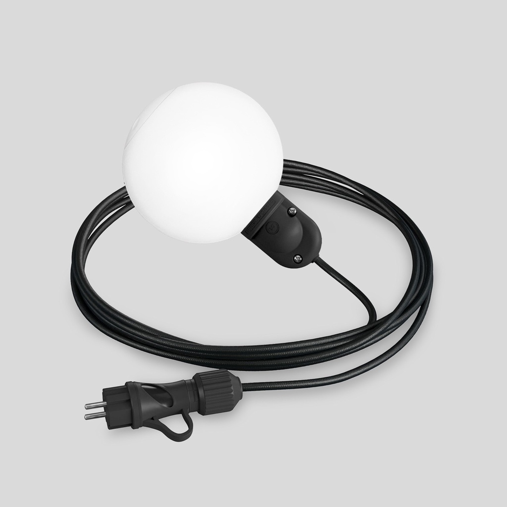 Lampe d'extérieur plug-in MODULAIR IP65 avec abat-jour Unbreak-a-Ball – Sans ampoule, SM04