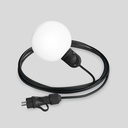 Lampada da esterno plug-in MODULAIR IP65 con paralume Unbreak-a-Ball – Senza lampadina, SM04