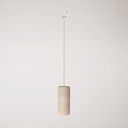 Suspension pour rails avec câble textile et Tub-E27 – Sans ampoule, Powergear