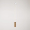 Track pendant lamp with textile cable and Tub-E14 – Without bulb, Powergear