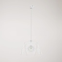Pendelleuchte für Schienensysteme mit Dome-Lampenschirm – Ohne Leuchtmittel, Weiß, Powergear