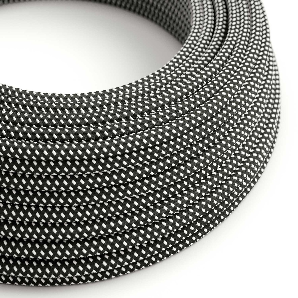 [XZ2RT41] RT 3D glossy round textile electric cable 2x0.75mm / 3x0.75mm (3D Starry sky, 2x0.75 mm²)