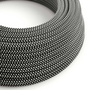 Cavo elettrico tessile lucido rotondo RT 3D 2x0.75mm / 3x0.75mm – Cielo stellato 3D, 2x0,75 mm²