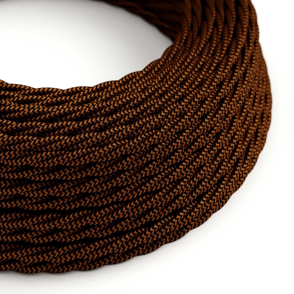 [XZ2TZ22] Câble électrique textile tressé TZ 2x0.75mm / 3x0.75mm (2x0,75 mm²)