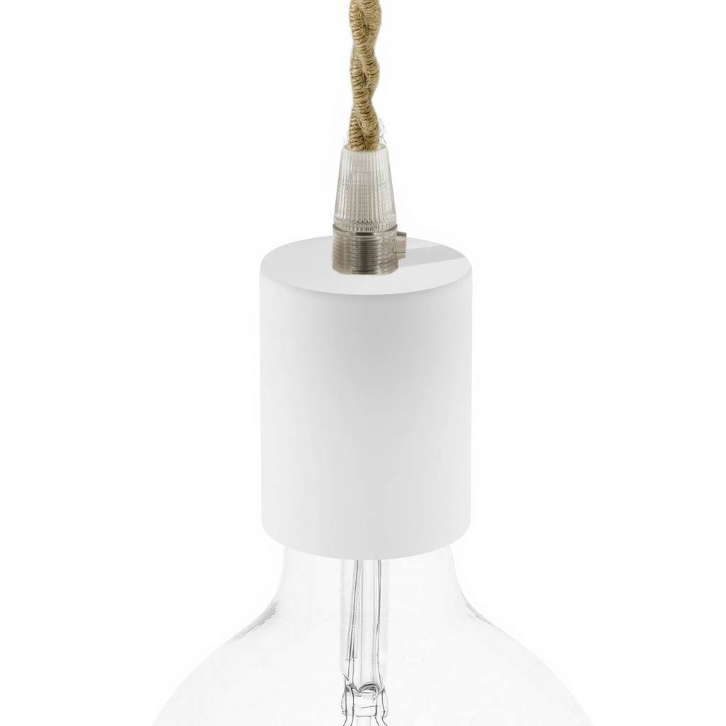 [KBL0210] Kit douille E27 en bois (Blanc)