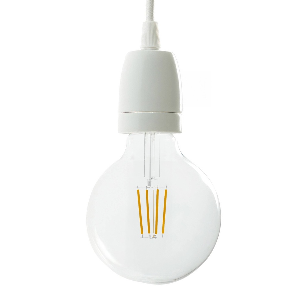 Kit douille E27 en porcelaine – blanc