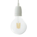 Kit douille E27 en porcelaine – blanc