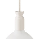 Kit portalampada E27 in plastica riciclata stampata in 3D – Crema