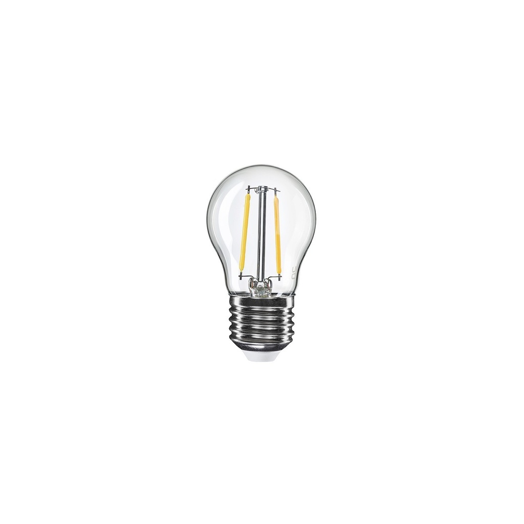 LED transparent light bulb Globetta G45 2W 136Lm E27 2700K - E08