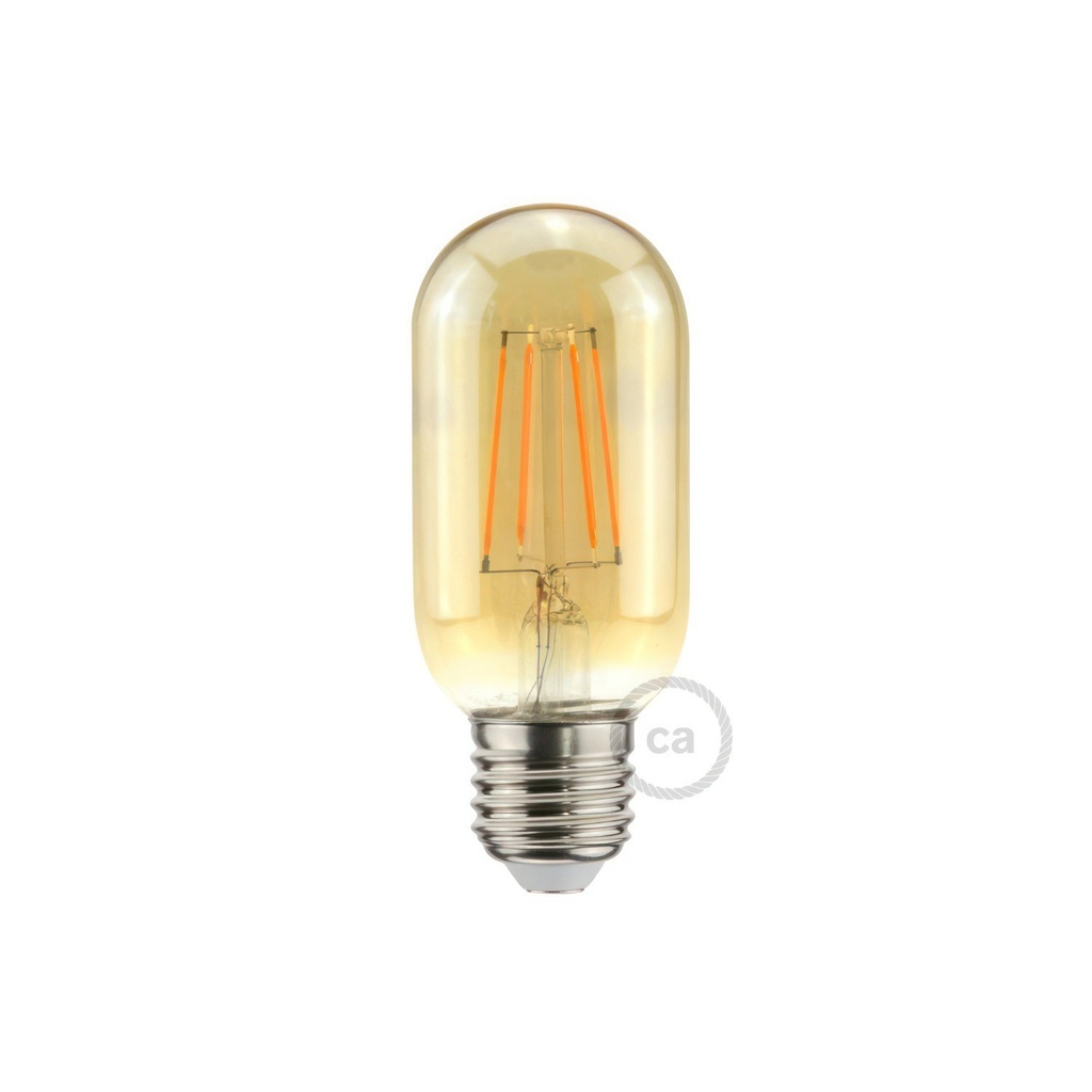 LED golden light bulb Valve T45 5W 360Lm E27 2000K dimmable