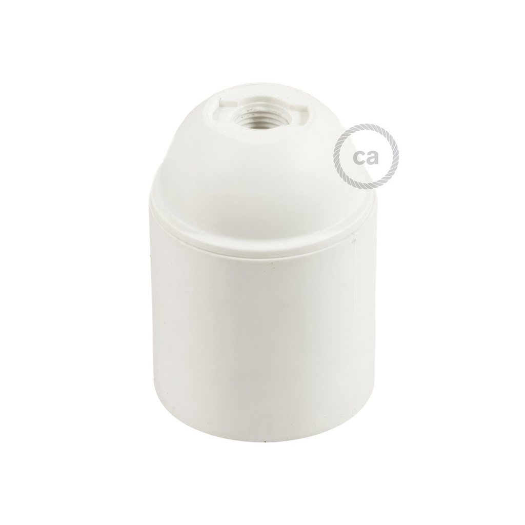 Thermoplastic E27 lamp holder kit – White