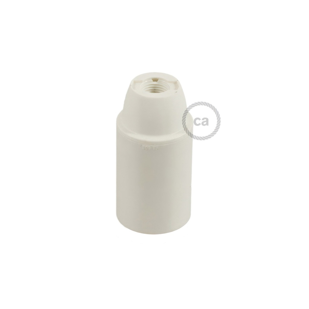 Kit portalampada E14 in termoplastica – Bianco