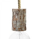 Small bark E27 lamp holder kit