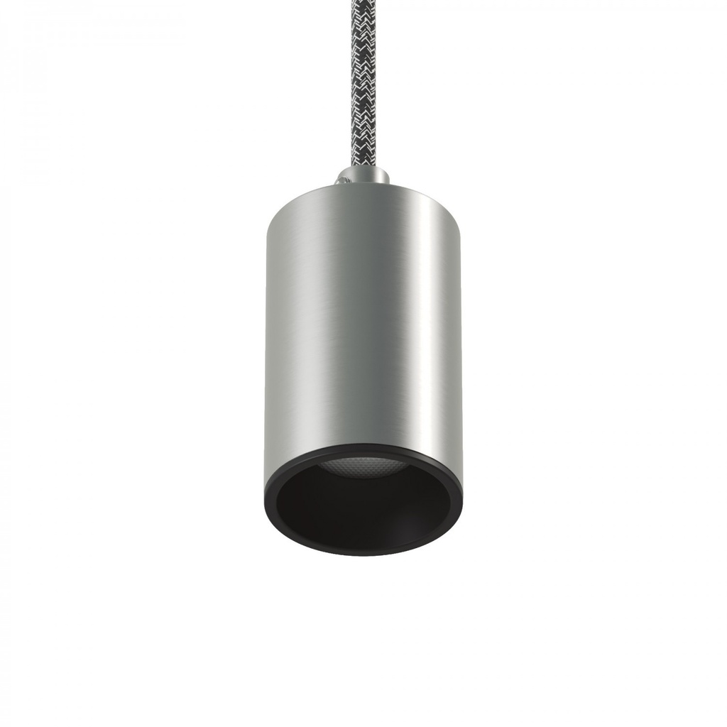 [KBMGU10DECOTISVN-L] Spot GU10 Spotlight LED Bispot avec corps en titane satiné (Noir)