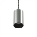 Spot GU10 Spotlight LED Bispot avec corps en titane satiné – Noir