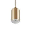 Spot GU10 Spotlight LED Bispot, bronze satiné – Blanc mat