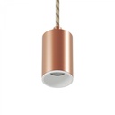 GU10 Spotlight LED Bispot, satin copper – Matt white