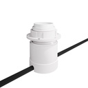 Kit Spostaluce con portalampada E27 per paralume – Bianco