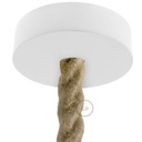 Kit rosone in legno per cordone 2XL – Bianco
