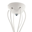 Ceramic 6-hole ceiling rose kit – white