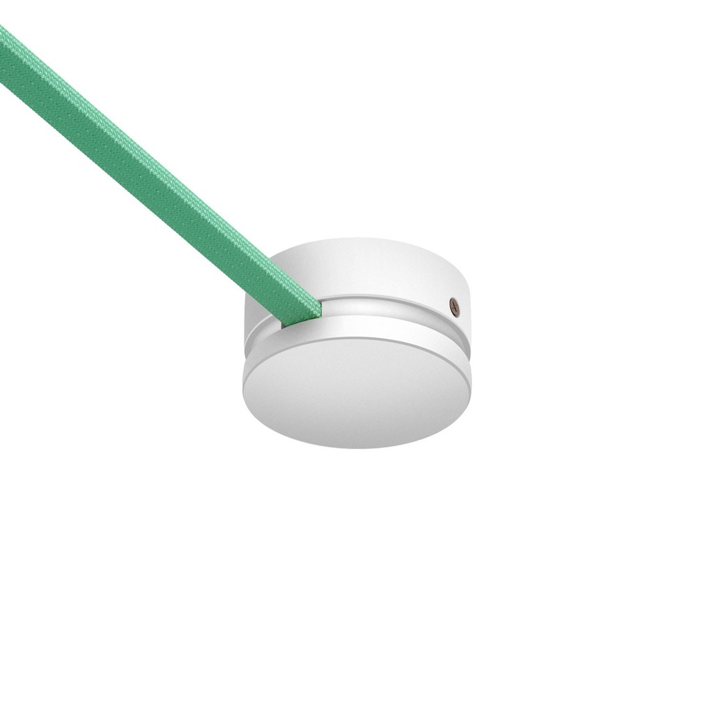 Rosone in legno per cavo per catenaria e sistema Filé. Made in Italy – Bianco