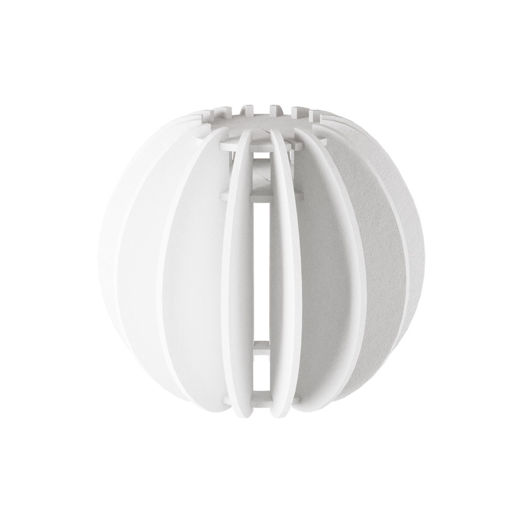[PARLAMFOEL05W] Paralume ellittico LAMPSHHADE in materiale fonoassorbente (Bianco melange)