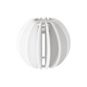 Abat-jour elliptique LAMPSHHADE en matériau phonoabsorbant – Blanc chiné