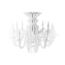 Paralume classico SHHANDELIER in materiale fonoassorbente – Bianco melange