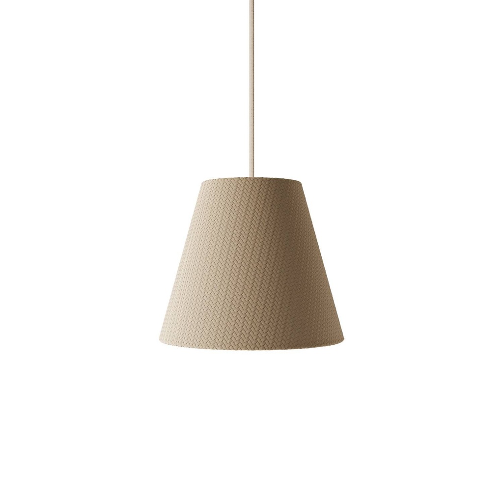 Impero outdoor lampshade with E27 fitting – Bernice dove grey