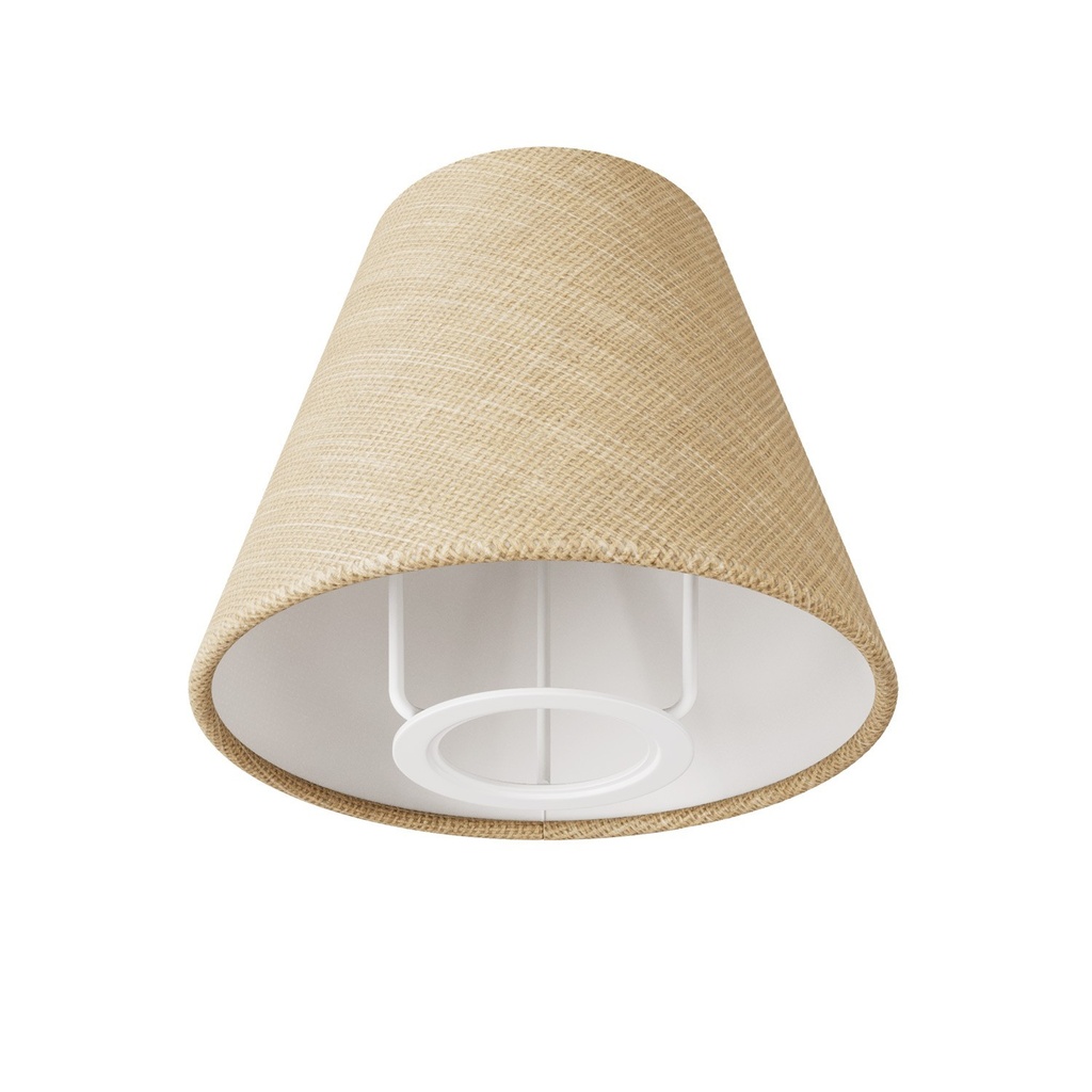 [PARIME27JCH] Mini paralume Impero con attacco E27 per lampada da tavolo o applique (Juta)