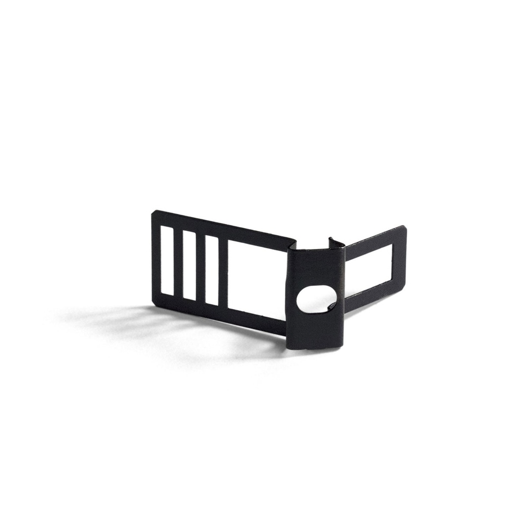 [CLS16CLIPNE] Kabelclip/Halterung aus Metall für 16 mm Schnur