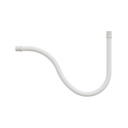 Tubo curvo di estensione a S per lampada, 16,5 cm in metallo – Bianco