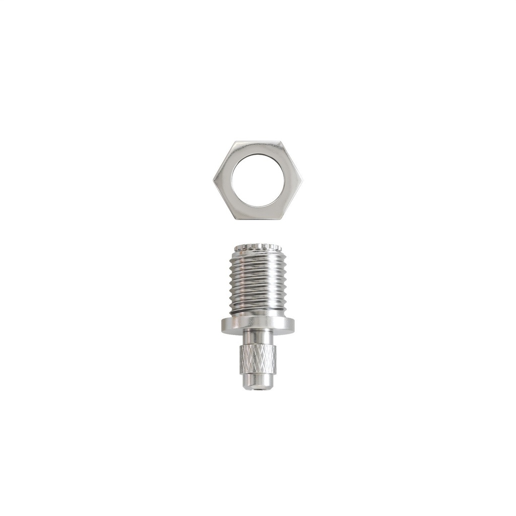 [TENDITORE-ROSONE] Tenditore centrale in metallo per rosone a 2 fori - Attacco M10x1 per sospensioni di design
