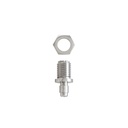 Central metal tensioner for 2-hole ceiling rose - M10x1 fitting for design suspensions
