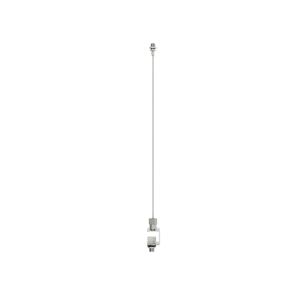 [KIT-TIRANTE-BILANCIATORE] Kit de suspension professionnel avec tendeur pour rosace, câble en acier 3 m et balancier millimétrique