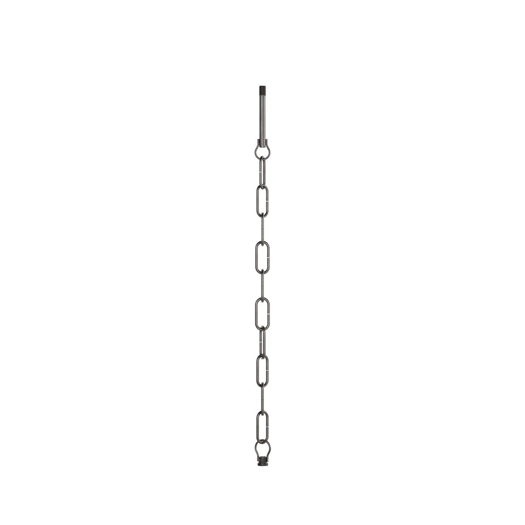 [AVS0886-CP] Mechanical suspension kit with Genoese iron chain - 50 cm chain, threaded rod and M10x1 hook