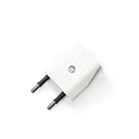 Fiche européenne Creative Plug 2 pôles 10A – Blanc