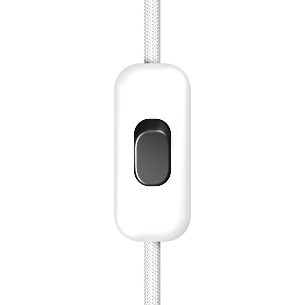 Inline single-pole switch Creative Switch White – Black
