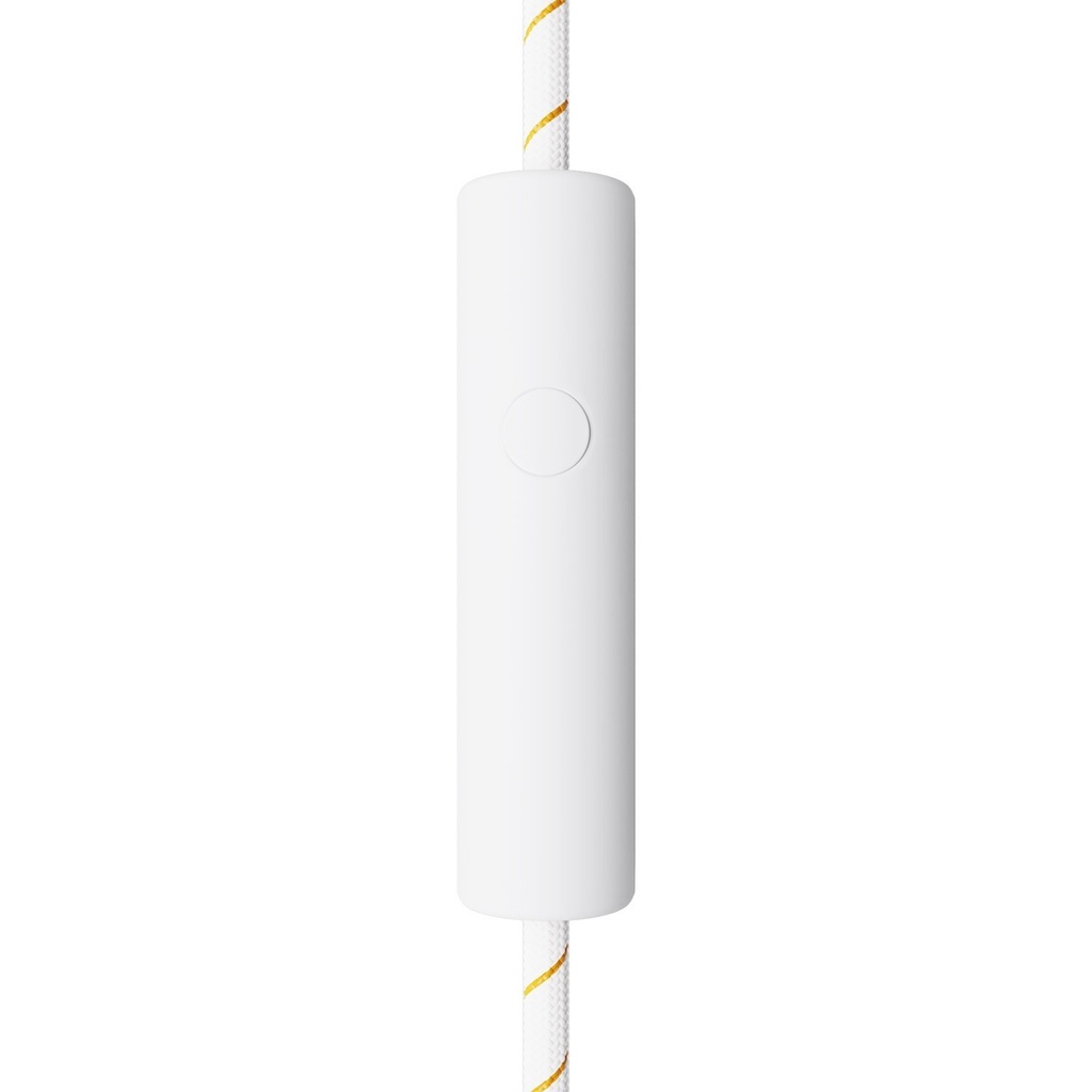 Dimmer universale a pulsante per lampadine a incandescenza e LED dimmerabili - Modello 1006 – Bianco