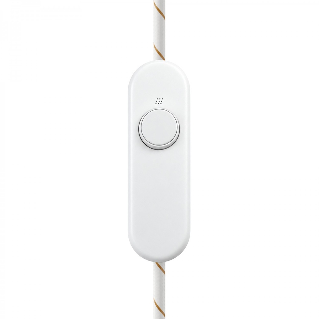 Universaldimmer für Tischlampen mit Drehknopf für LED- und Glühlampen – Weiß