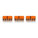 WAGO connector kit compatible with 3x cable for 3-hole ceiling rose